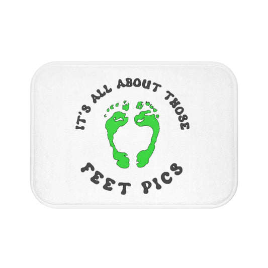 Feet Picks Bath Mat