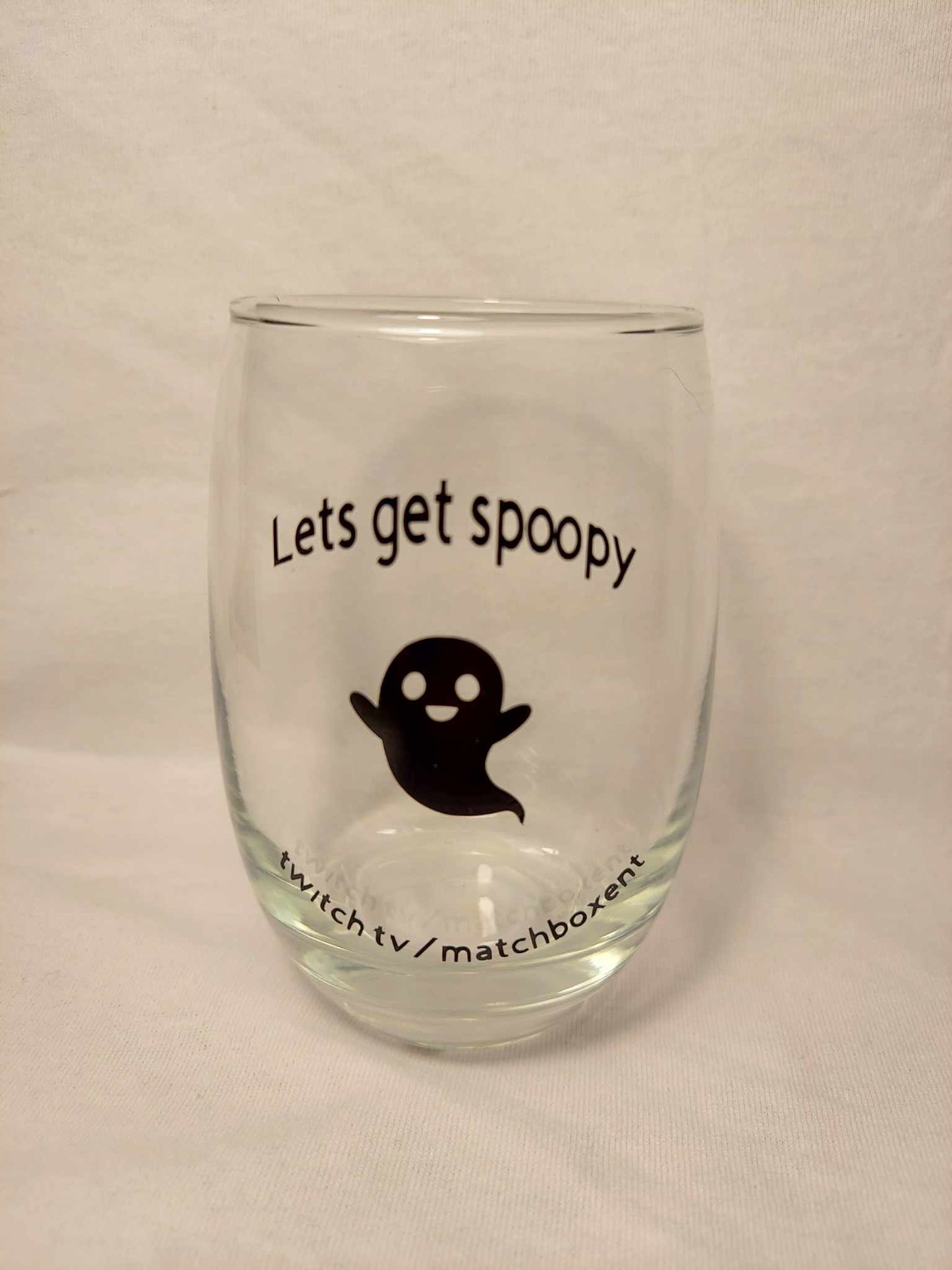 16oz Lets get spoopy glass