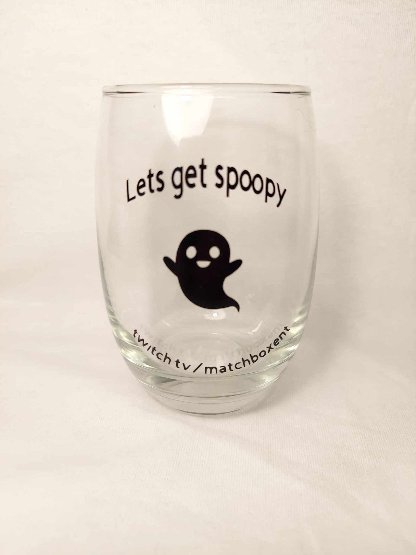 16oz Lets get spoopy glass